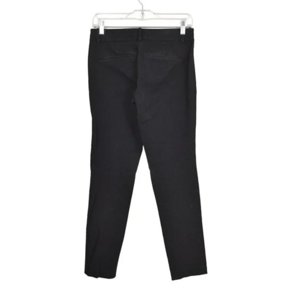 Aritzia Babaton Black Bi Stretch Ellis Low Rise Slim Leg  Ankle Size 4 - Picture 5 of 10